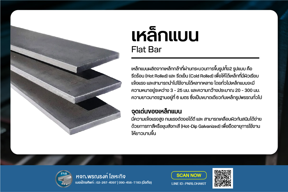 เหล็กแบน flat bar