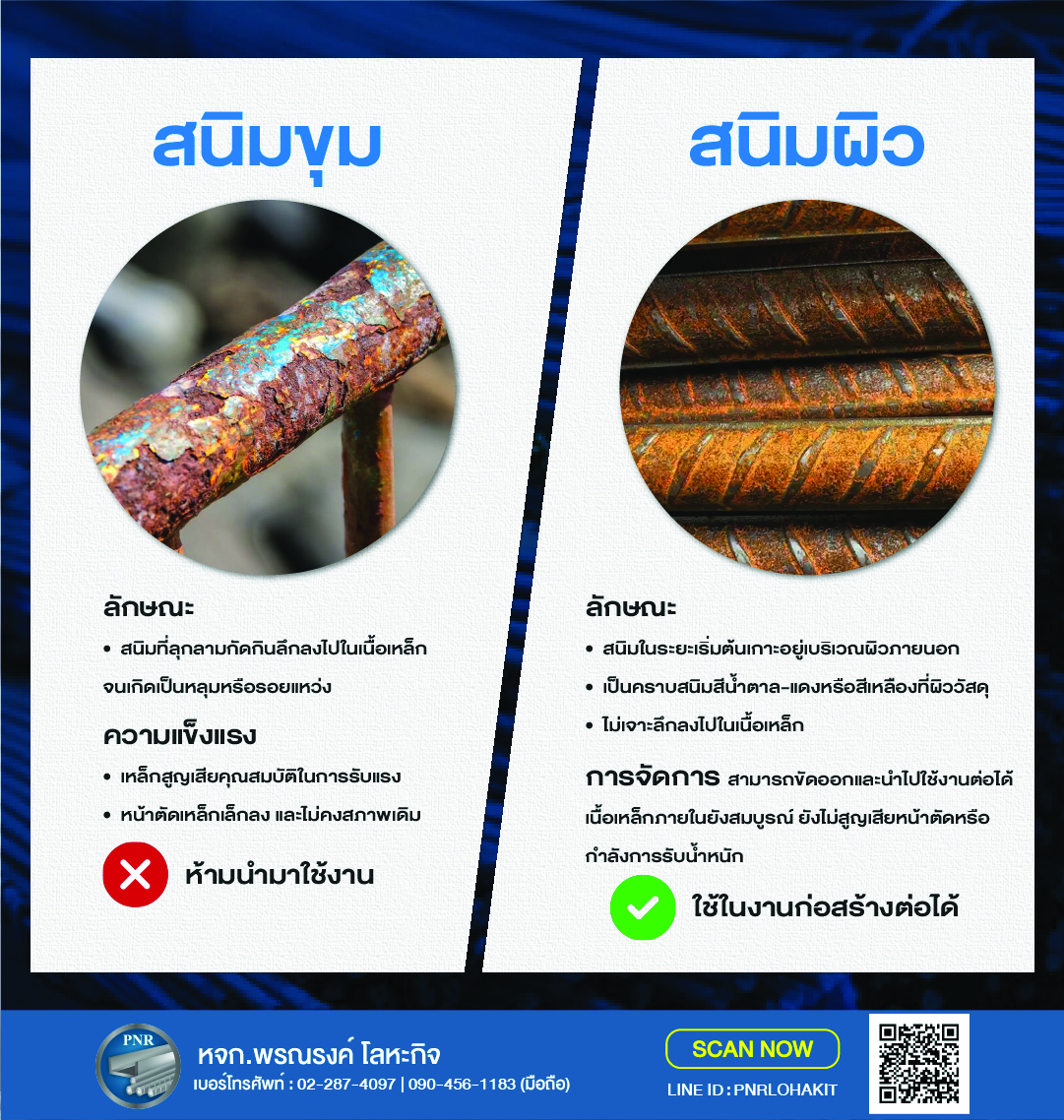สนิมขุม สนิมผิว