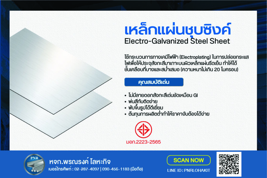 เหล็กแผ่นชุบซิงค์