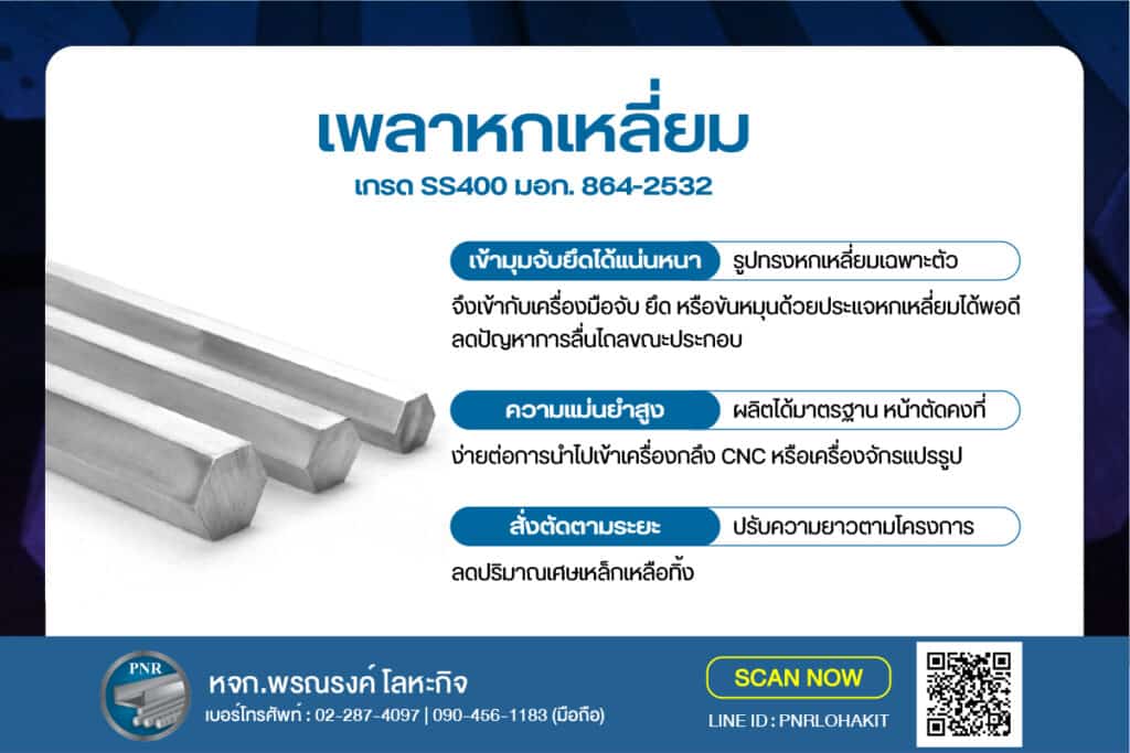เพลาหกเหลี่ยม 6